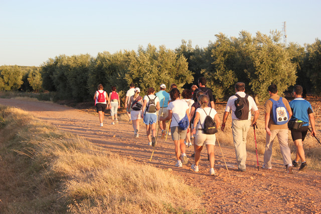 Hermanos del Campo peregrinando a Montalbán.